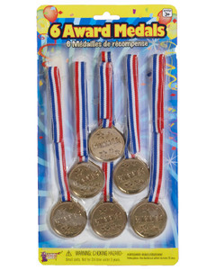 Award Gold Medal Set 6PK