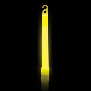 Glow Light Stick on String 6in 15cm Yellow P10