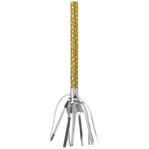 Party Fringed Squawkers Silver & Gold 17cm