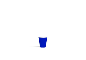 FSC PLA Paper 2 Tone Blue Shot Glasses 2oz/30ml Pk30x24