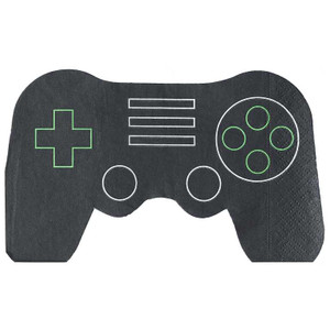 Game Controller Napkins Controller Shape PK16 16.5cm (W)