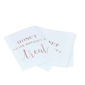 A Touch of Pampas Treat Bags Rose Gold Foiled PK20