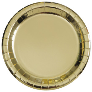 Metallic Gold Dinner Plate