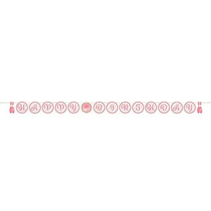 Twinkle Toes Happy Birthday Ribbon Banner 15cm x 2.6m