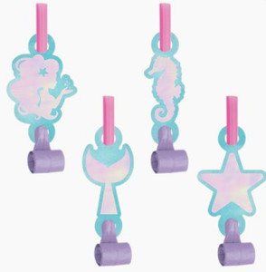 Mermaid Shine Iridescent Blowouts with Medallions 8pk