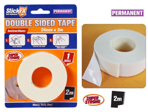 1roll Double Sided Tape-24mmx2m-Foam