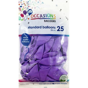 Purple 30cm Balloons P25