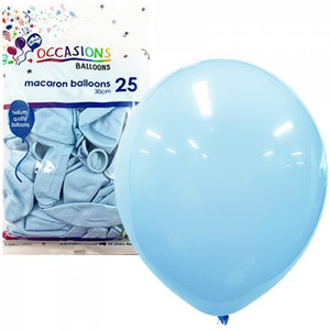 Macaron Light Blue 30cm Balloons P25
