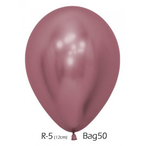 Reflex Pink 12cm Sempertex Balloons Bag 50