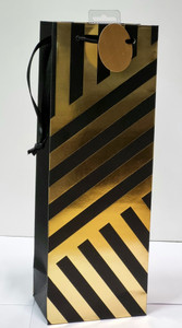 Bottle Bold Stripes Bag 1 pc 35.5cm