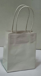White Kraft Small Bag 1pc 13.5cm
