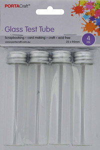 Glass Test Tube 22X95mm 4pk