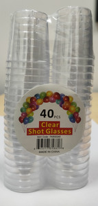 Clear Shot Glasses 30ml  3200/CTN