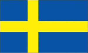 Sweden Flag 3' x 2'