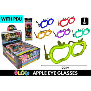 1Pce Glow In The Dark Eye Glasses 20Cm