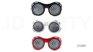 Party Glasses Hypno Spiral Goggles - Assorted