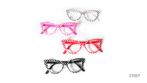 Party Glasses 50's Polka Dot - Assorted