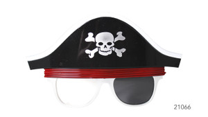 Party Glasses Pirate with Red Sash