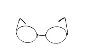 Party Glasses Hippie (L) (Clear)