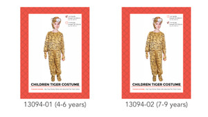 Children Tiger Costume