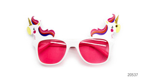 Party Glasses White Unicorn