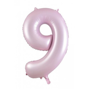 34inch Decrotex Foil Balloon Matte Pastel Pink #9 Pack 1