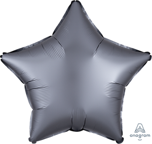 45cm Standard XL Satin Luxe Graphite Star S18