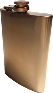 Luminarc Arc International Bar Craft Flask, 8 oz, Copper