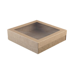 BetaEco Catering Box with Lid - Small PK100  225mm x 225mm x 60mm