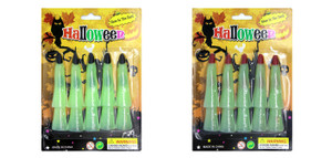 Glow In Dark Witch Nails (Mixed)