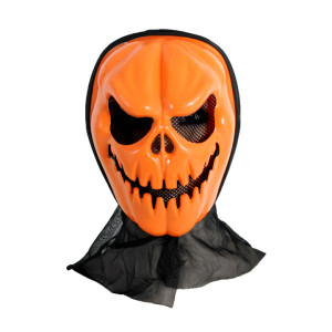 Orange Killer Pumpkin Skull Mask