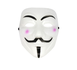 Old Man With Moustache Plastic Mask