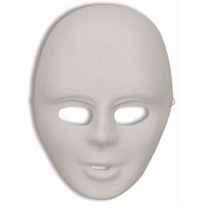 Economy Do It Yourself Face Mask White