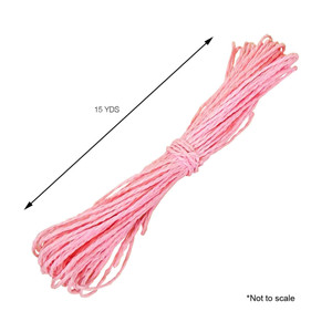 Decorative Twine Pink 15 Yds