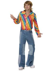 1970s Rainbow Colour Shirt