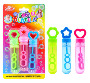 Assorted Novelty Bubbles 3PK