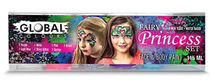 Face &BodyArt Liquid Paint 5 Colour Set - Fairy Princess