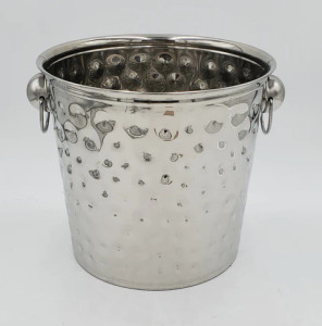 XL Round Steel Buckets w/Handles, Party Favors