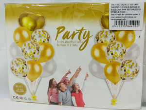 Gold Balloon sets 18pcs