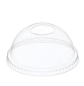 78mm PET Dome  Lid PK100