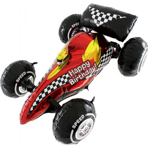 3 foot Super Dimensional 3D Sports Car (36Inch) Shape Air Fill Foil Balloon  P1