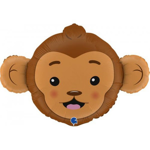 36inch Monkey Head Shape Foil Balloon  P1