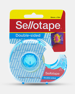 Double Sided Tape with Dispenser 18mm x 15m 1PC