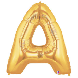 Megaloon A Gold Foil Balloon 40" 1pk