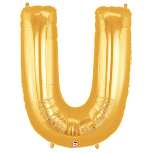 Megaloon U Gold Foil Balloon 40" 1pk