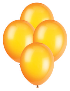 Premium Crystal Citrus Orange 30cm Balloons - 50pk