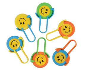 Mini Disc Shooter Favour 6pk Multicoloured