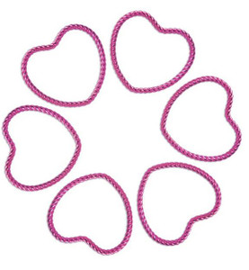 Heart Bracelet Favour 6PK