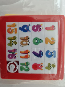 Number Puzzle Multicoloured 2PK