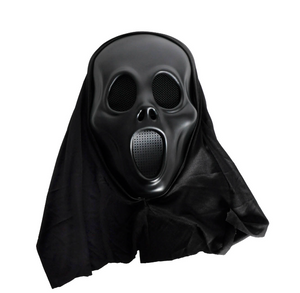 Screaming Face with Hood (Black)